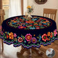 ⏳Spécial à durée limitée⏰Nappe mexicaine à fleurs avec bord festonné🏵️