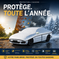 Housse épaisse pour demi-voiture : protection contre le soleil et la neige