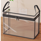 🎁 Boîte de rangement transparente en tissu | Organisateur de placard pliable – Idéal pour les vêtements, les jouets, les couvertures et plus encore ! 🧸👕📦