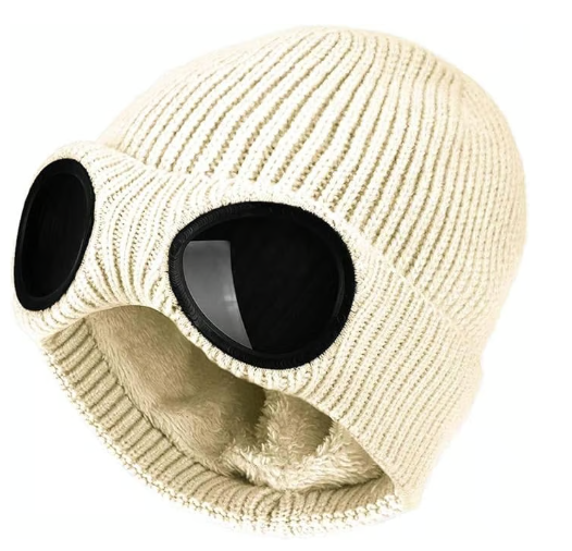 Bonnet avec verre de lunettes unisexe