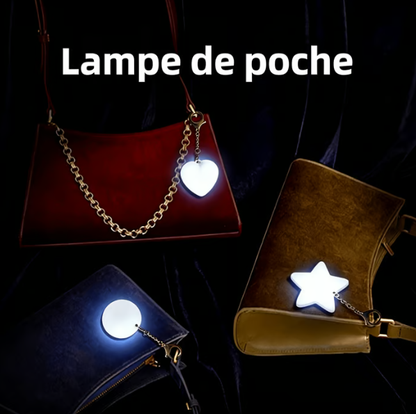 💗 Rechargeable par USB ❄️🌙 Pendentif lumineux avec capteur tactile