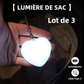 💗 Rechargeable par USB ❄️🌙 Pendentif lumineux avec capteur tactile