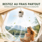 Ventilateur de Plafond Rechargeable avec Éclairage LED