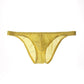 Sous-vêtements sexy ultra-fins transparents taille basse pour hommes