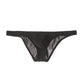 Sous-vêtements sexy ultra-fins transparents taille basse pour hommes