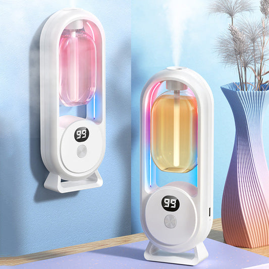 📢📢50% DE RÉDUCTION !! ⏰ Diffuseur d’Aromathérapie Automatique – ABS & Ultrason – 50 ml & 60 m² & Lumière Nocturne for Maison & Bureau