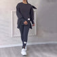 📢📢50 % de réduction !!!  ✨Ensemble Sweat-Shirt Et Leggings Décontractés Pour Femmes