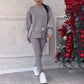 📢📢50 % de réduction !!!  ✨Ensemble Sweat-Shirt Et Leggings Décontractés Pour Femmes