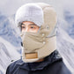 Chapeau de trappeur chaud avec bande réfléchissante de sécurité