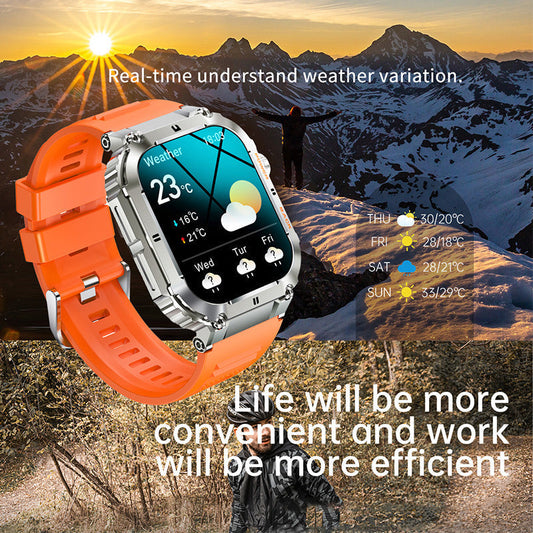 ⌚Montre connectée Bluetooth étanche pour le fitness et les activités physiques – Suivi d'activité avec appels, modes sportifs et longue autonomie ✨
