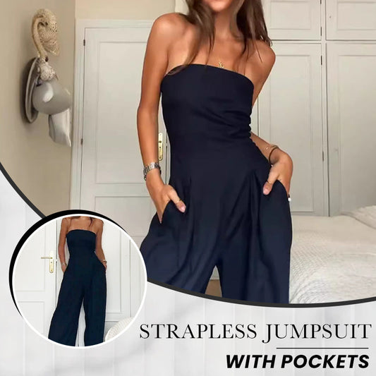 🎁Vente à chaud 50 % de réduction🌲Jumpsuit sans manches avec poches💝