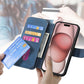 【Pour iPhone】Étui portefeuille en cuir pour téléphone - Étui magnétique détachable 3 en 1✨Offre une protection à 360°✨
