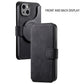 【Pour iPhone】Étui portefeuille en cuir pour téléphone - Étui magnétique détachable 3 en 1✨Offre une protection à 360°✨