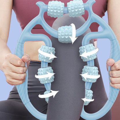 🔥Pour de belles jambes fines, utilisez cette merveille d'amincissement des jambes avec neuf roues.