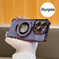✨📱 Coque Texture Vague Brillante avec Anneau Magnétique pour iPhone Série 💎💫