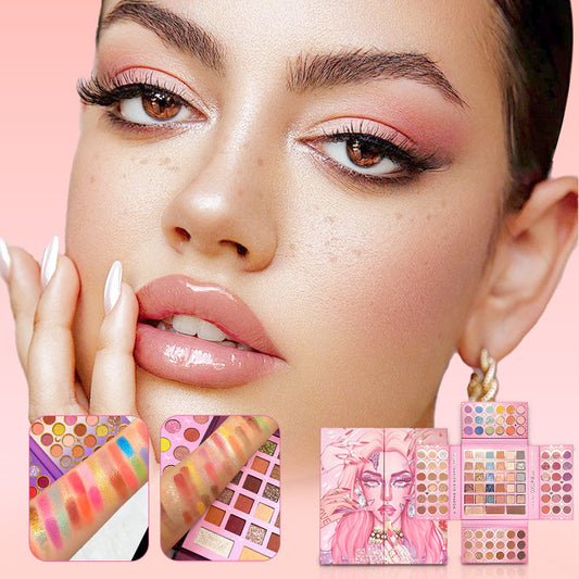✨ Palette de Fards à Paupières – Mats & Perlés Vibrants pour un Regard Éblouissant! 🎨💖