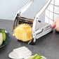 📢📢50% DE RÉDUCTION !! ⏰Trancheuse à Pommes de Terre & Concombres – Inox – 4 Ventouses & Lame Pro for Cuisine