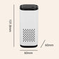 ✨Nouveauté——OFFRE LIMITÉE 50 % DE RÉDUCTION✨Purificateur d'air compact rechargeable et silencieux