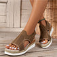 🌹 HOT SALE 49% OFF 🌹Sandales à Bride Arrière à Talon Compensé Tendance pour Femmes
