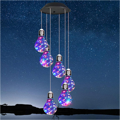 🔥50% de réduction🔥Carillon éolien solaire à LED coloré