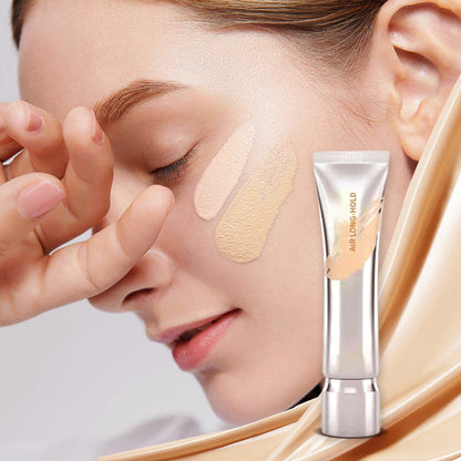 ✨Fond de teint durableCouverture naturelleMaquillage invisibleMélange légèrement les peaux sèches et grasses