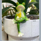 🐸2PCS Figurines de Grenouilles en Bouleau Faites à la Main – Collection Elfes de la Forêt, Texture Naturelle, Charme Rustique – Parfaites pour Décorer Jardin, Étagère ou Bureau 🌲