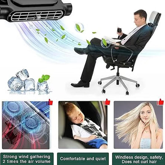 🔥Meilleur vendeur💨Ventilateur de refroidissement USB pour appuie-tête de voiture à 3 vitesses