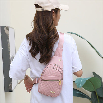 🔥 Offre Limitée -50% | Sac Poitrine Léger en Tissu Oxford avec Multiples Poches