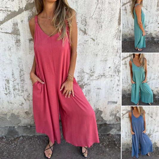 👗 Liberté & Style : Coupe Ample, Poches Pratiques, Bretelles Réglables