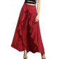 🎉2025 New Products Hot Sale✨Pantalon à jambe large asymétrique et ourlet volanté