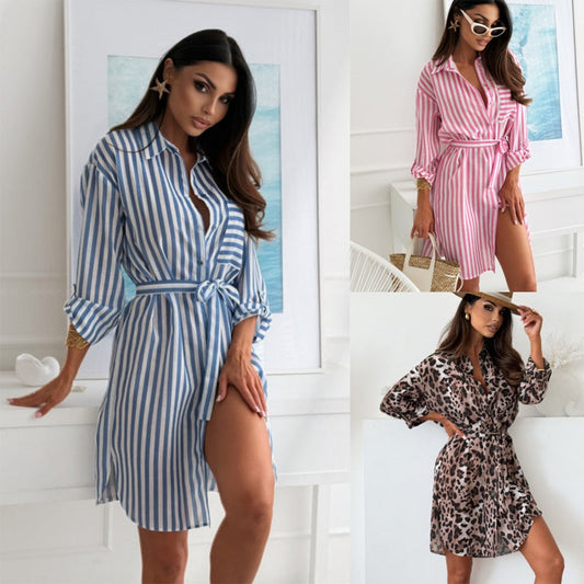 Women's Casual Elegant Shirt Dress