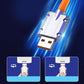 ⚡ 120W 3 en 1 coude rotatif câble de données de charge rapide ⚡Achetez-en 1 et obtenez-en 1 gratuitement