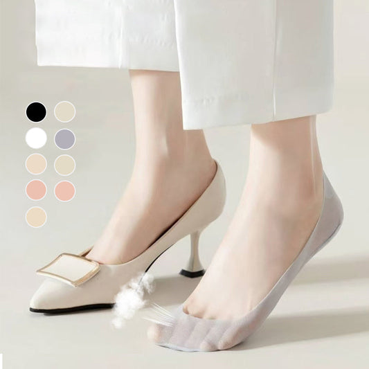 🌴Offres spéciales été🌴Chaussettes bateau basses ultra-invisibles en maille transparente pour femmes