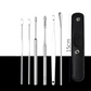 📢Kit portable de 6 perce-oreilles en acier inoxydable - Outil à spirale pour les oreilles✨