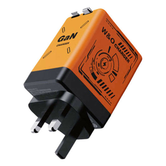 Chargeur mural rétractable avec deux câbles