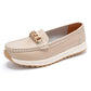 🎁  Vente chaude 50% de réduction 🔥Mocassins Unis à Talon Plat – Élégance Minimaliste pour Femmes Modernes