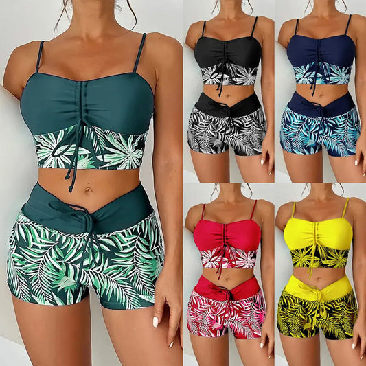 👙 50% DE RÉDUCTION 🏖️ Ensemble maillot de bain deux pièces imprimé – Nouveau design 2026 – Tissu extensible, séchage rapide – parfait pour la plage ou la piscine – look tendance et confortable ☀️🌊