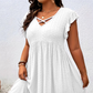 ✨ OFFRE LIMITÉE : -50 % ! 👗 Robe femme col en V à volants – Flatteuse, douce et parfaite pour toutes les occasions 🌸