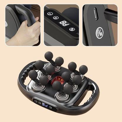 ⏳Spécial à durée limitée⏰Pistolet de massage musculaire multifonctionnel automatique à 12 têtes