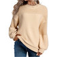 🌸 OFFRE LIMITÉE –50% ! ✨ Pull Femme Manches Longues en Maille Coupe Loose