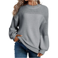 🌸 OFFRE LIMITÉE –50% ! ✨ Pull Femme Manches Longues en Maille Coupe Loose