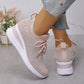 🔥🔥Dernier jour de promotion, profitez de 50 % de réduction🔥 Chaussures de sport orthopédiques respirantes pour femmes, style décontracté et tendance, ornées de strass incrustés.