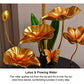 🔥Vente chaude 2025🔥Ornement de luxe créatif en forme d'aquarium avec lotus