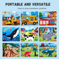 🧩 50% DE RÉDUCTION ! 🧠 Puzzles Magnétiques Enfants - Jeu Éducatif avec Formes Géométriques et Créativité, Apprentissage par le Jeu 🎨📦