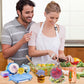 🍱 ACHETEZ 3, OBTENEZ 1 GRATUIT! 🧊 Couvercles en silicone Adpartner lot de 6 – Étanches, réutilisables & adaptables – Idéaux pour conserver vos aliments frais ✨