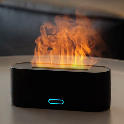 🔥Diffuseur d'aromathérapie de bureau coloré avec simulation de flammes