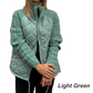 Veste matelassée en patchwork en tricot pour femmes