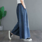 Pantalon en jean vintage à jambes larges