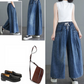 Pantalon en jean vintage à jambes larges