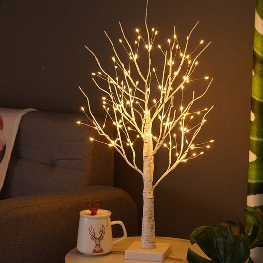 Lampe LED Arbre de Bouleau pour Décoration Intérieure